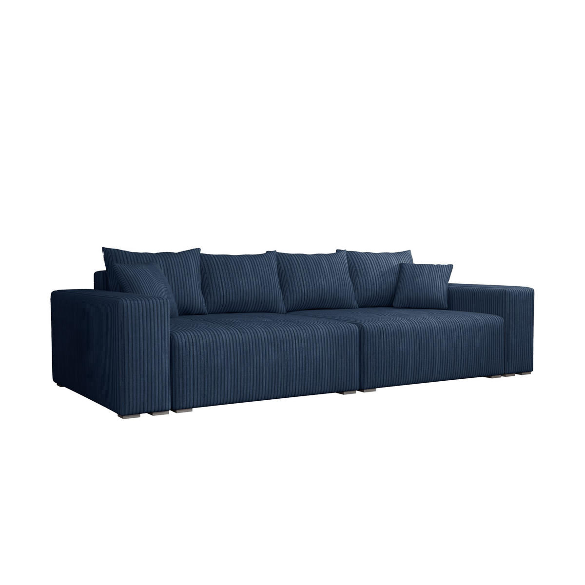 SCHLAFSOFA Couch Elstra Dunkelblau - Dunkelblau, Textil (300/97/140cm) - Fedve
