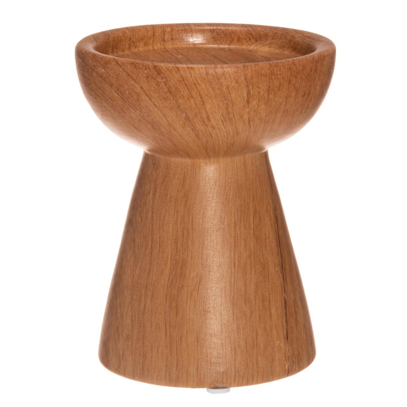 KERZENHALTER Keramik 11,5 cm - Braun, Keramik (9/11.5/9cm)
