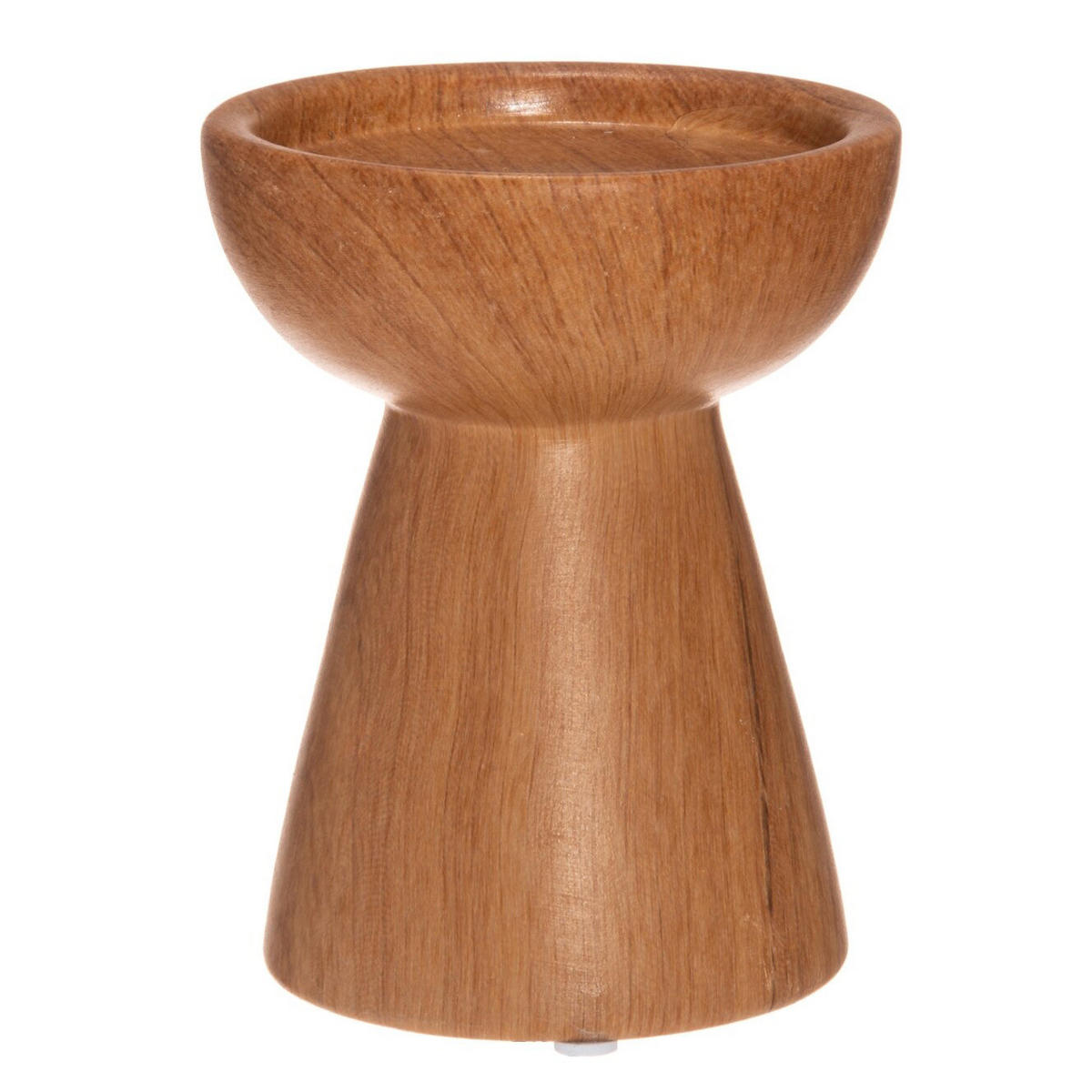 KERZENHALTER Keramik 11,5 cm - Braun, Keramik (9/11.5/9cm)