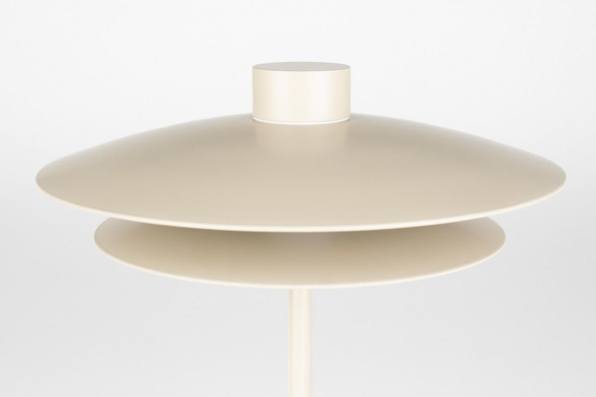 TISCHLAMPE Wubbo - Beige - 26.5/26.5/32 cm - Beige, Metall (26.5/26.5/32cm) - Novel