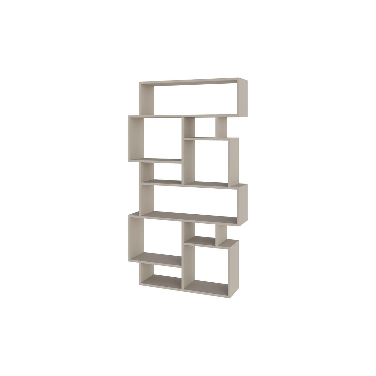 BÜCHERREGAL Karmato Sandstein 96/25,5/168,5 cm - Sandfarben, Holzwerkstoff (95.8/168.6/25.3cm) - Decortie