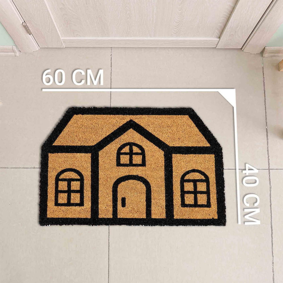 SCHMUTZFANGMATTE COCO SMART HAUS - Naturfarben, Textil (40/60cm) - Astra