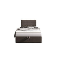 BOXBETT DUO 2 100x200 Cosmic 03, mit Matratze H3, Bonell und Topper, Braun - Braun, Holz/Kunststoff (100/200cm) - Bedante