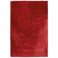 SHAGGY-TEPPICH Evren 300/200 cm - Rot, Kunststoff (200/300cm) - Beliani
