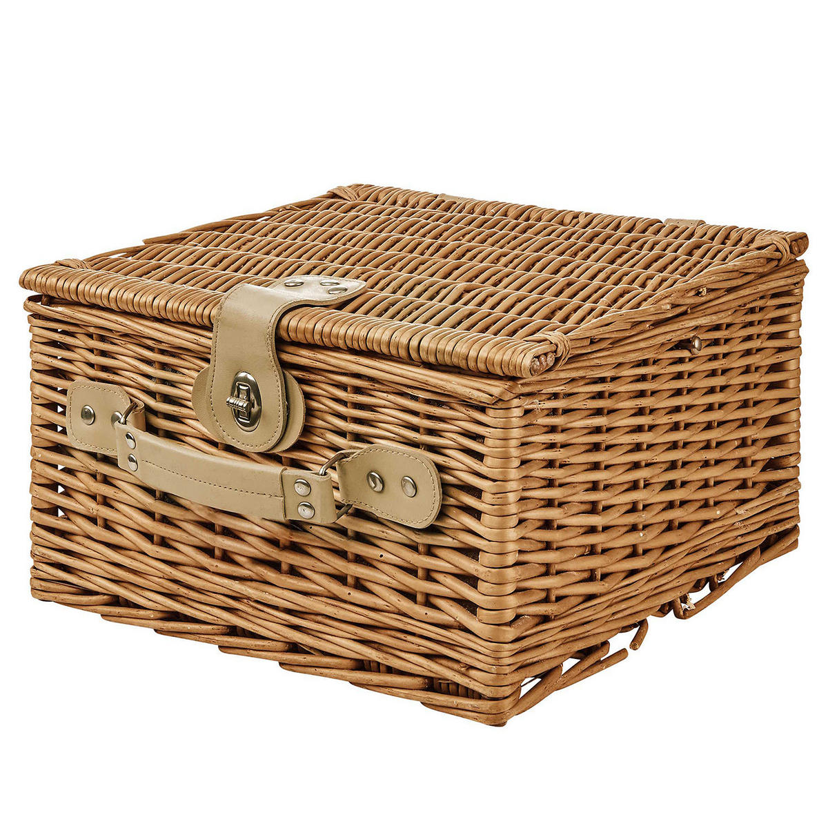 PICKNICKKORB (4er Set) A Day In The Park - Braun, Glas/Keramik (32/18/32cm) - Butlers