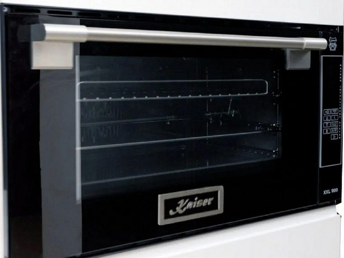 HERDS-SET EH 9309 Einbau Backofen 90 cm+KCT 9196 Iem Induktionskochfeld 90 cm - Schwarz, Metall (89.6/47.9/56.1cm) - Kaiser