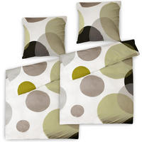 BETTWÄSCHE Nela 155/220 cm + Kissenbezug 80/80 cm Ornamente Renforcé 2er Set - Multicolor, Naturmaterialen/Textil (155/220cm) - Beautissu 