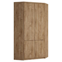KLEIDERSCHRANK Fortaleza-129 - Braun, Holzwerkstoff (95/200/95cm) - Lomado