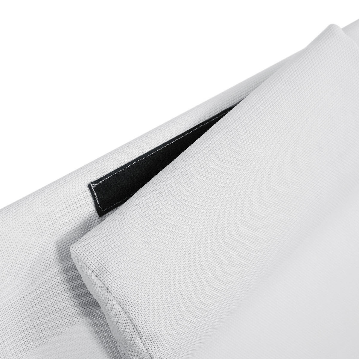 RELAXSESSEL Sveio Dunkelgrau (2er Set) - Weiß, Metall (65/81/80cm) - SVITA