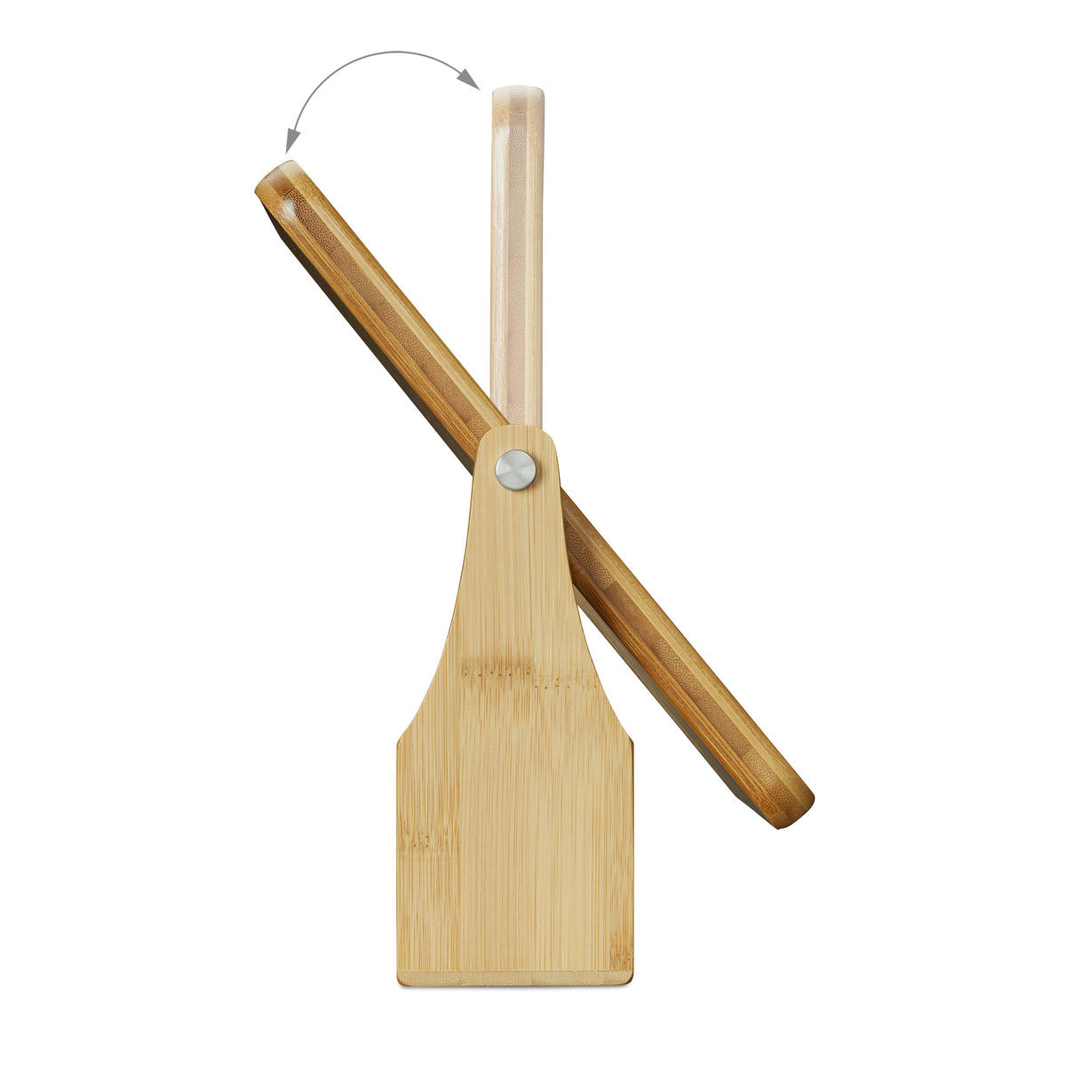 KOSMETIKSPIEGEL - Silberfarben, Glas/Holz (26.5/27/7cm) - Relaxdays