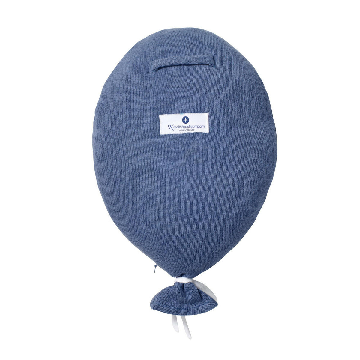 BALLON-KISSEN "Welcome Little One" Blau - Blau, Textil (30/25cm) - nordic coast company