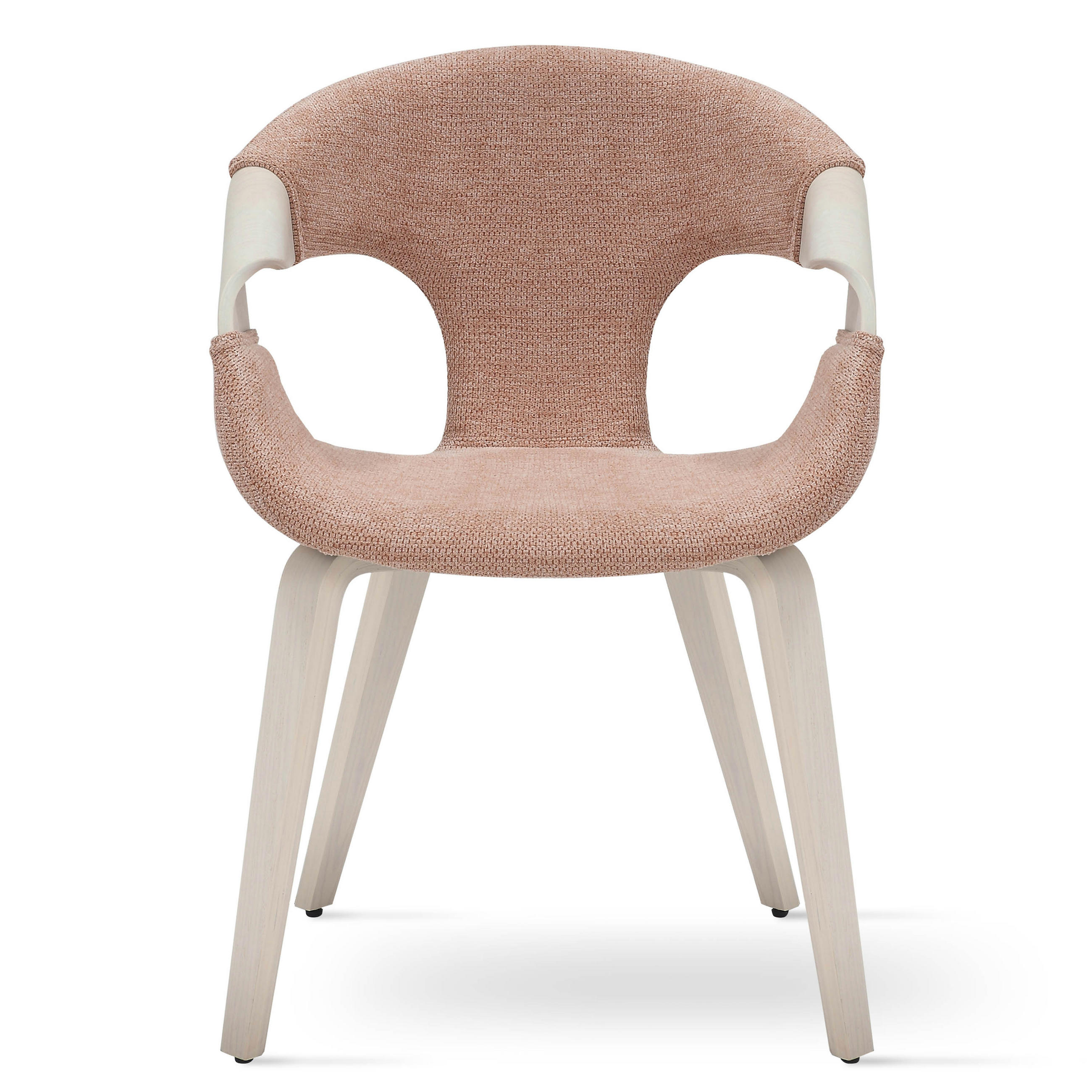 STUHL Formholz 55 x 56 x 80 cm rosa POLSTERSTÜHLE #03 - Rosa, Kunststoff (55/80/56cm) - Massivmoebel24