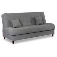 SCHLAFSOFA NEPAL ausziehbar Zweisitzer Grau - Braun/Grau, Holz/Holzwerkstoff (187/95/87cm) - makarowski meble