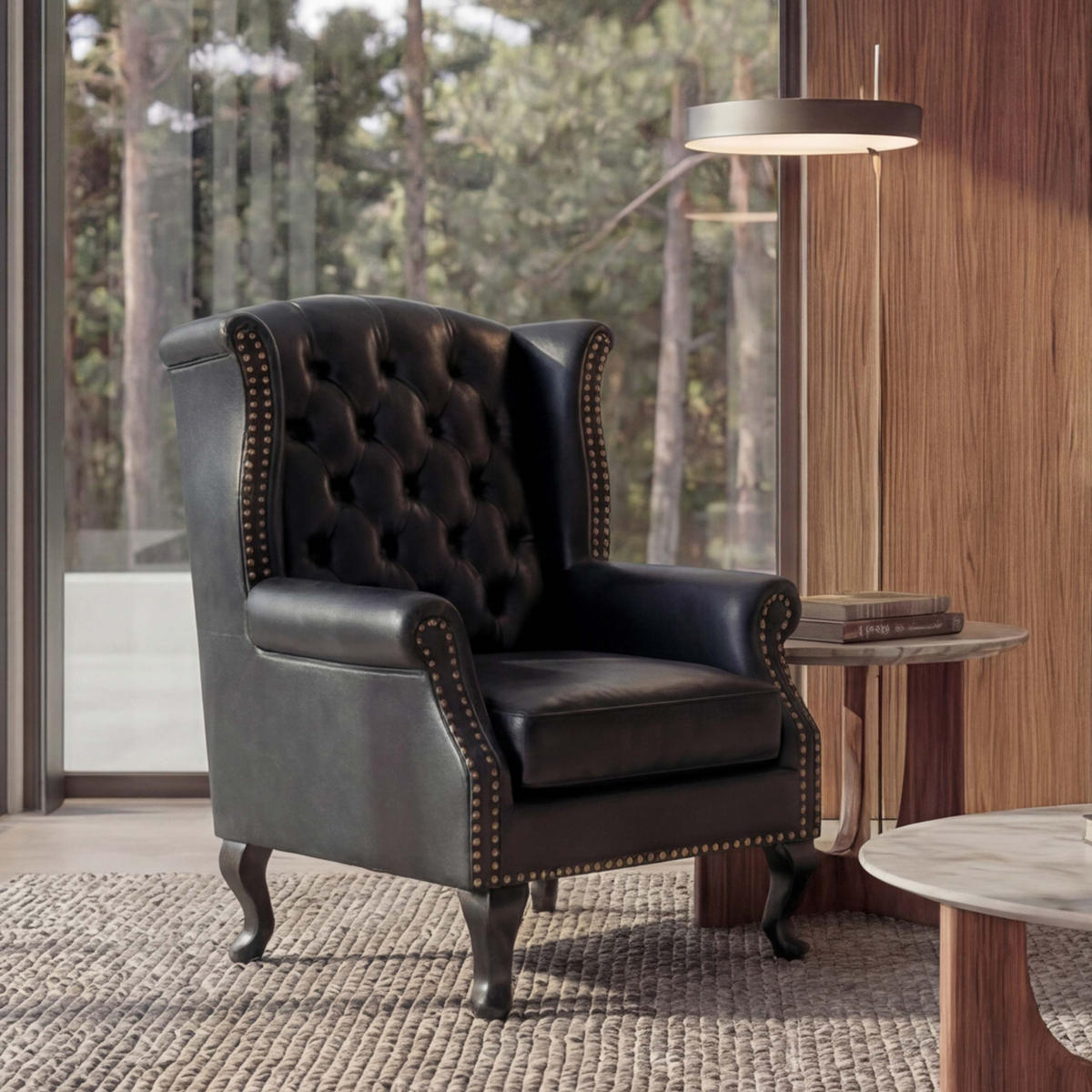 RELAXSESSEL Schwarz - Schwarz, Textil (75/102/80cm) - MCW