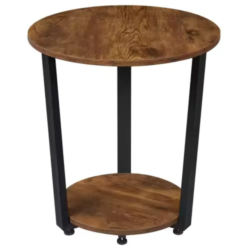 BEISTELLTISCH Braun 50/50/53 cm - Braun, Metall (50/50/53cm) - PANGIVO