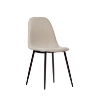 ESSZIMMERSTUHL Ellis Beige 45 cm x 86 cm - Sandfarben, Textil (45/86/52cm)