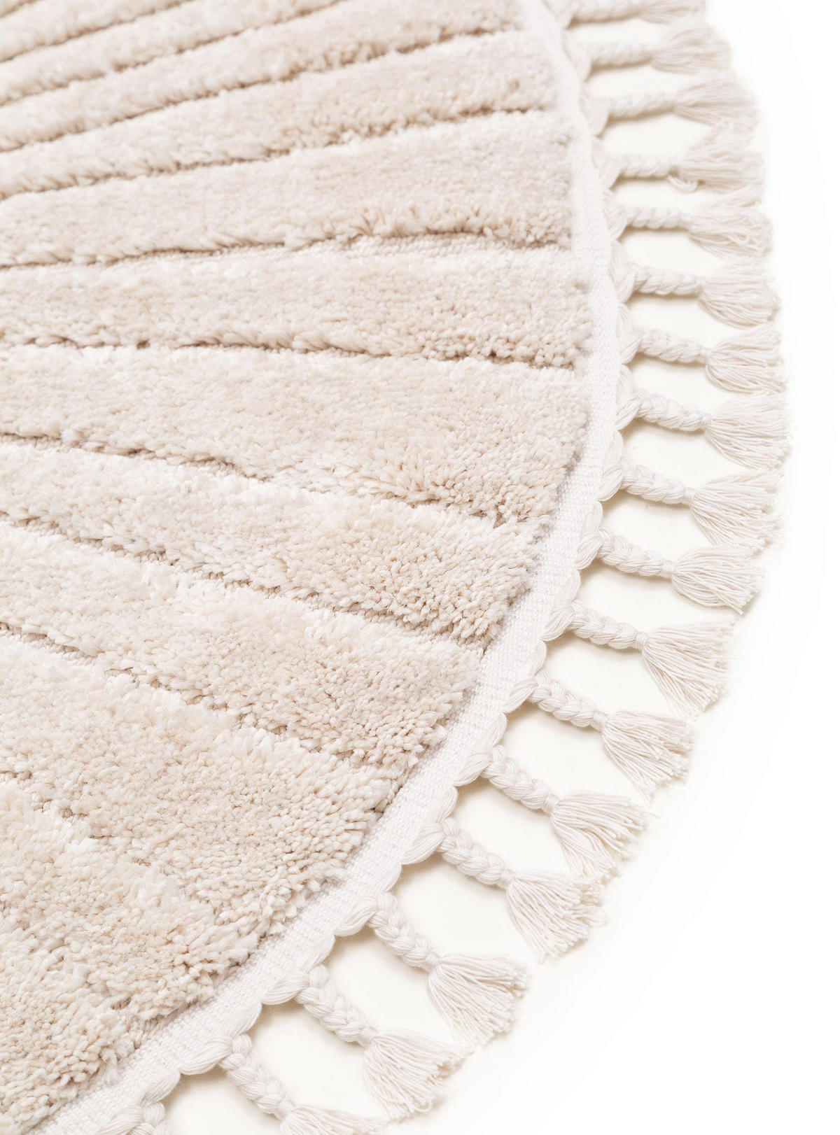 KINDERTEPPICH Momo Cream ø 120 cm rund - Creme, Textil (120/120cm) - Lytte