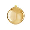 LAALU CHRISTBAUMKUGEL rund gold glänzend 20 cm - Goldfarben, Kunststoff (27/27/27cm) - LAALU