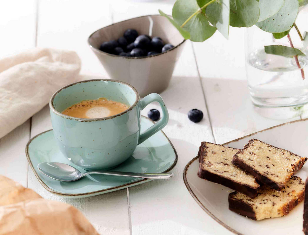 ESPRESSOTASSEN Casa Blau 80 ml 6er Set - Blau, Keramik (0.08L) - Ritzenhoff Breker