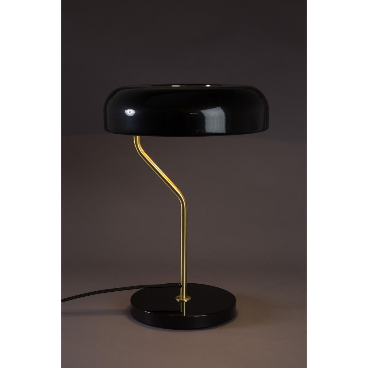 TISCHLAMPE Eclipse Schwarz - Schwarz, Metall (30/30/42cm) - Dutchbone