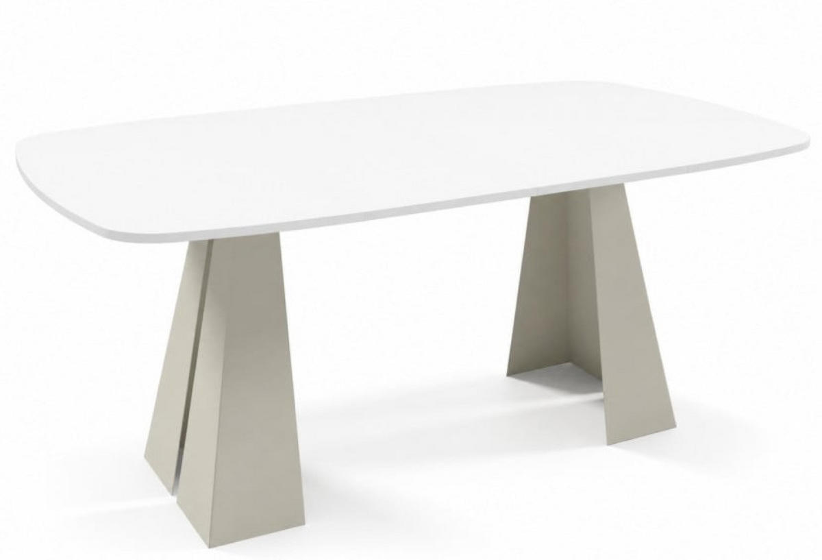 TISCH Kaschmir Figo Ausziehbar Mit Metallgestell 100x100x76 cm - Kaschmir, Holzwerkstoff (100/100/76cm) - Sepro Meble