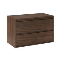 PODUMIVALNIŠKA OMARICA 80cm Edmé Les (temno lesno) - temno rjava, leseni material (80/52.2/46cm) - Petits-meubles