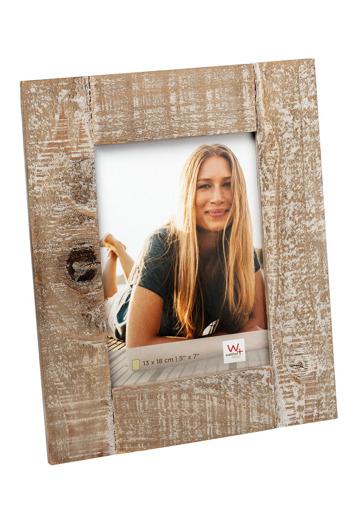 BILDERRAHMEN Longford Portraitrahmen, 13X18 cm, braun - Braun, Holzwerkstoff (21.8/26.7/1.7cm) - walther design