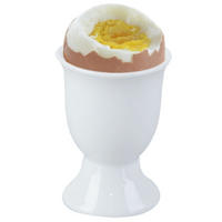 EIERBECHER AUS WEISSEM PORZELLAN 7 cm - Weiß, Keramik (4.5/7/4.5cm) - Orion 