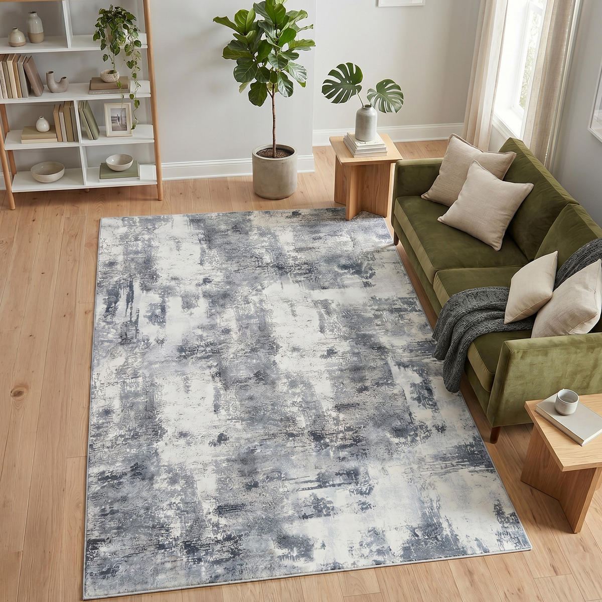 TEPPICH BARI Dunkelgrau 200/300 cm - Dunkelgrau, Textil (200/300cm) - Tapiso