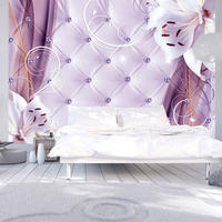 SELBSTKLEBENDE FOTOTAPETE Lila 98/70 cm - Lila/Braun, Kunststoff/Textil (98/1cm) - KUNSTLOFT