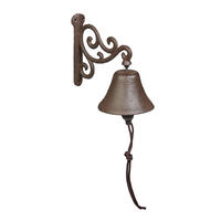 ZVONO za vrata - smeđa, metal (10/15.5/17.5cm) - Relaxdays