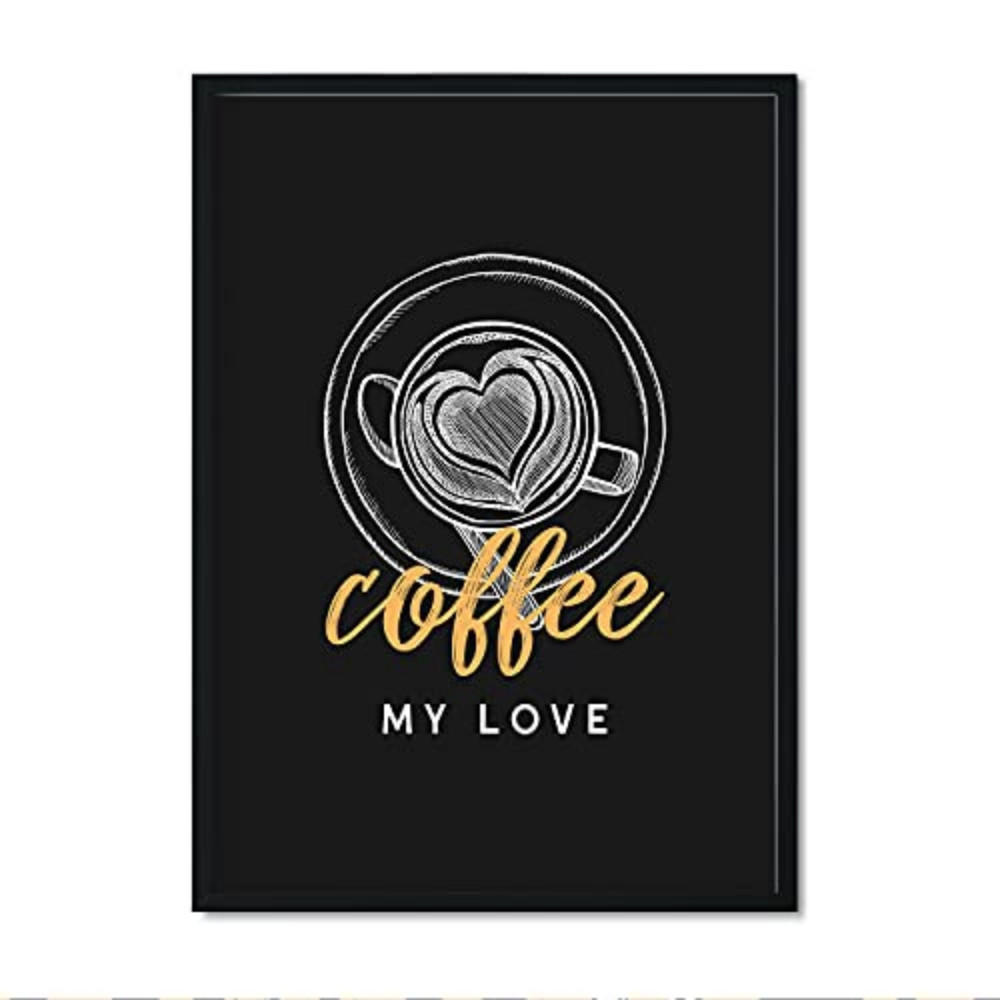 POSTER Kaffee A3 Rahmenlos - Klar, Papier (29.7/5/42cm) - Nacnic