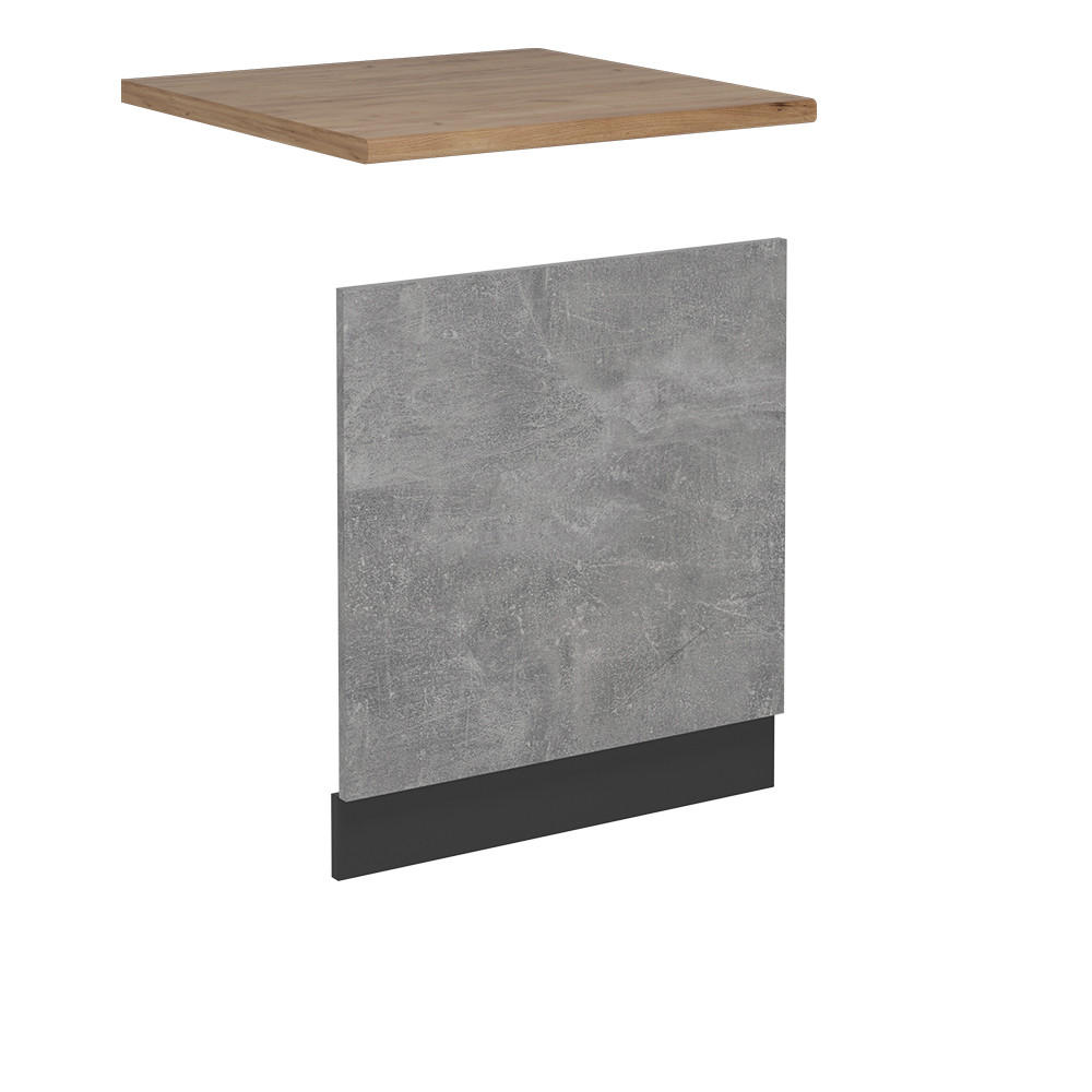 Vicco Frontblende Grau, Anthrazit 60x57.2x60 cm