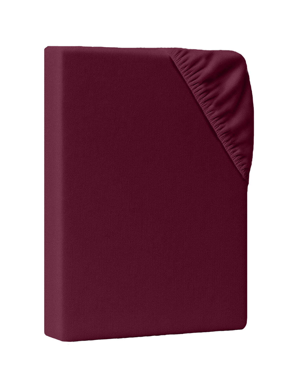 SPANNBETTLAKEN TOPPER 70/220/12 cm Bordeaux - Bordeaux, Textil (70/220cm) - AM Qualitätsmatratzen