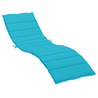 SONNENLIEGEN-AUFLAGE Türkis Oxford-Gewebe - Türkis, Textil (70/4/200cm) - vidaXL