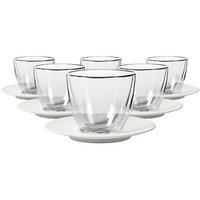 CAFÉ AU LAIT-SET Manufacture Rock weiß 250 ml 6er Set - Weiß, Keramik (0.25L) - Villeroy & Boch