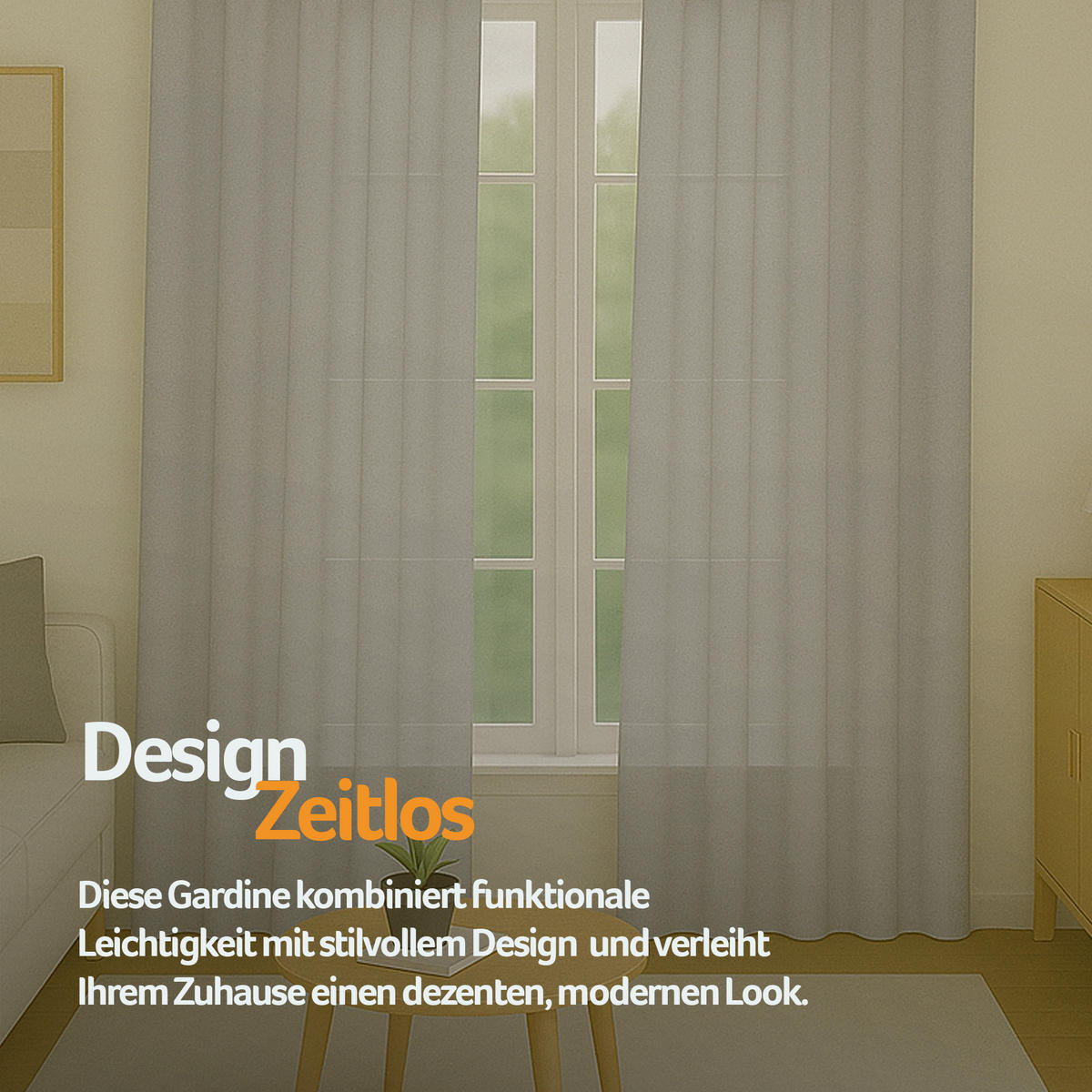 SCHLAUFENSCHAL blickdicht 140x225 cm Hellgrau 2er-Pack - Hellgrau, Textil (140/225cm)