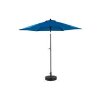 SONNENSCHIRM Doppel Rechteck blau - Blau, Metall (264/264cm) - ComfortXL