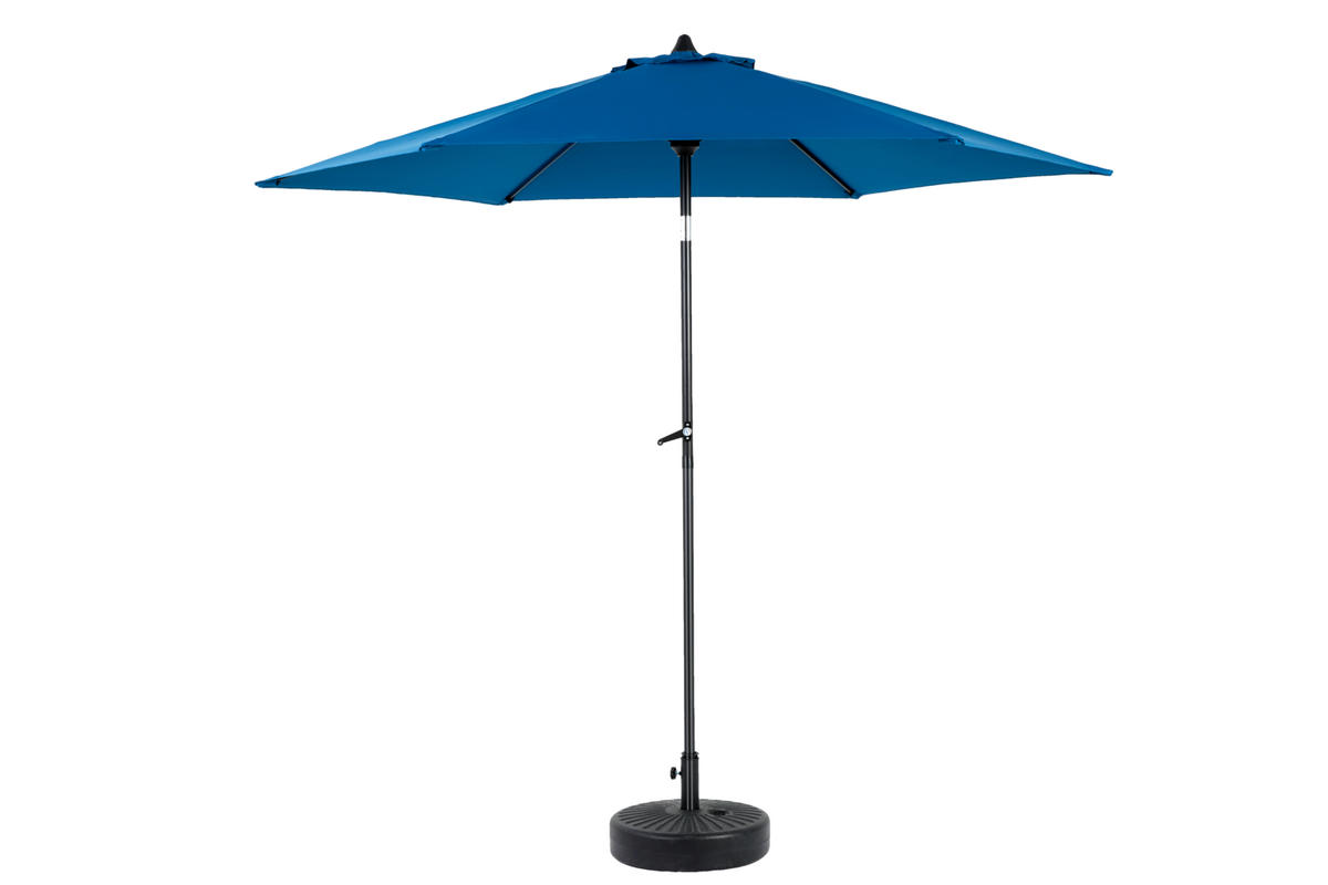 SONNENSCHIRM Doppel Rechteck blau - Blau, Metall (264/264cm) - ComfortXL