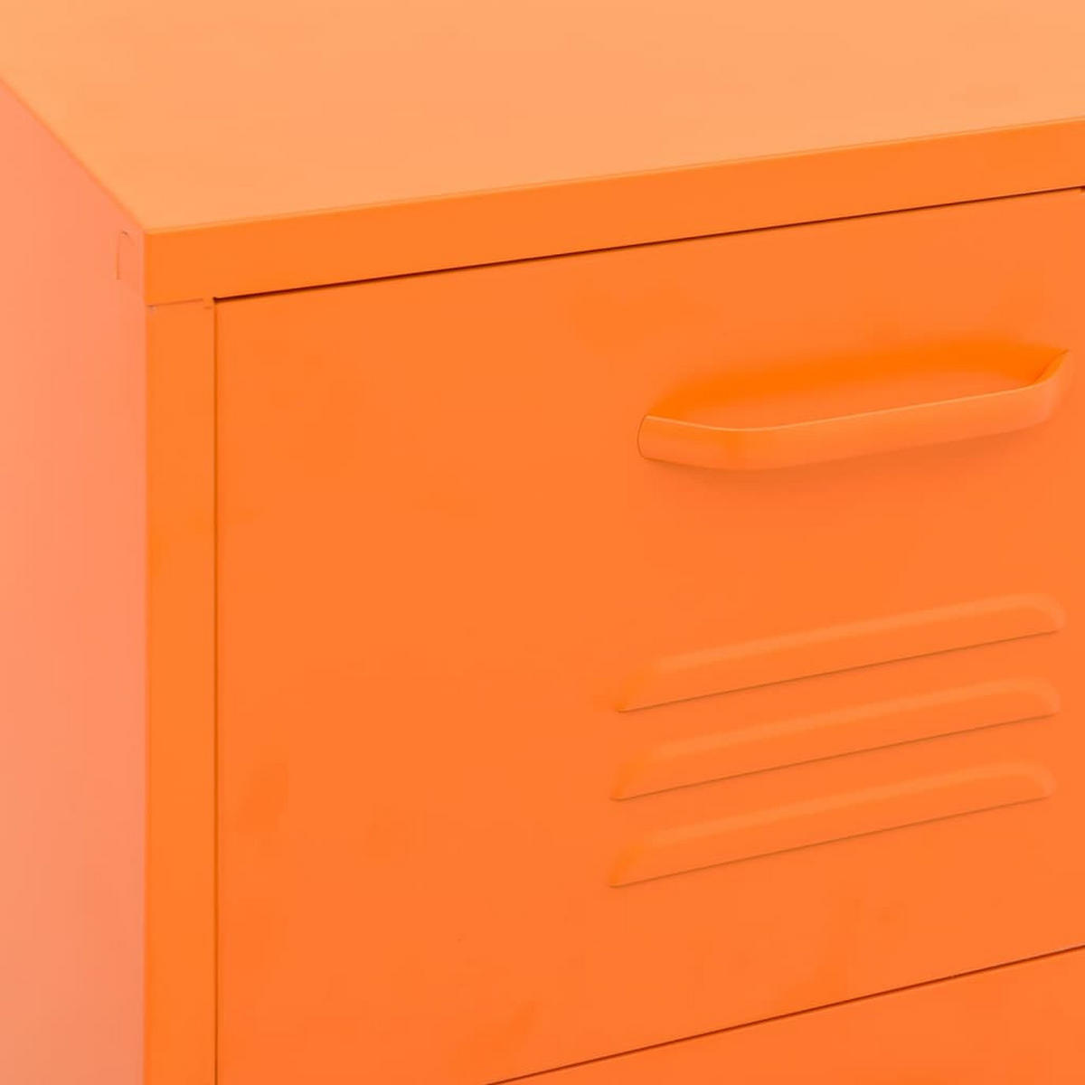 LAGERSCHRANK Orange 42,5/35/101,5 Cm Stahl - Orange, Metall (42.5/101.5/35cm) - vidaXL