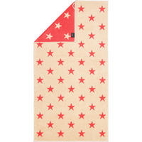 DUSCHTUCH NEW STARS STERNE GROSS 6260 BEIGE/PINK - 32 - Rosa, Textil (70/140cm) - Cawoe