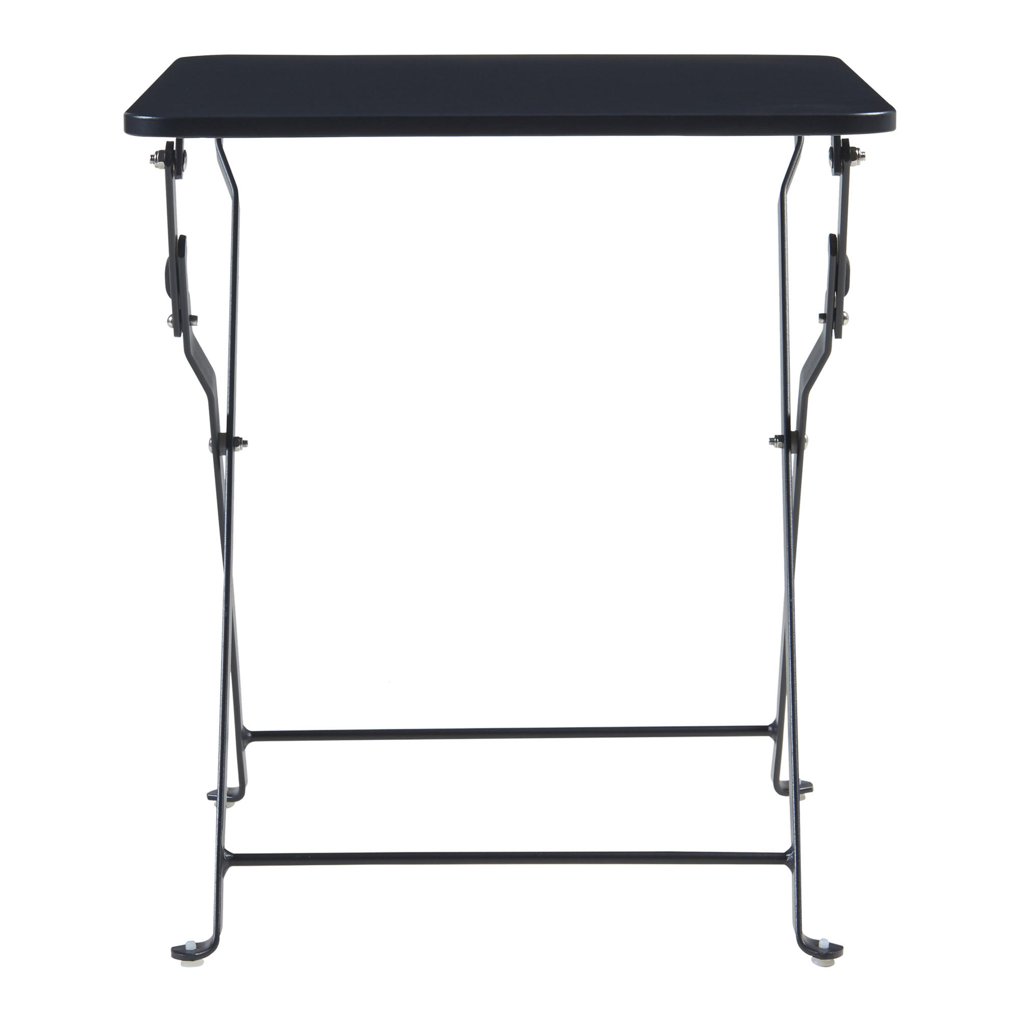 Thumbnail - [en.casa] Gartenklapptisch, Schwarz, Metall, quadratisch,Quadratisch, 40x45x40 cm, Gartenmöbel, Gartentische, Klapptisch...