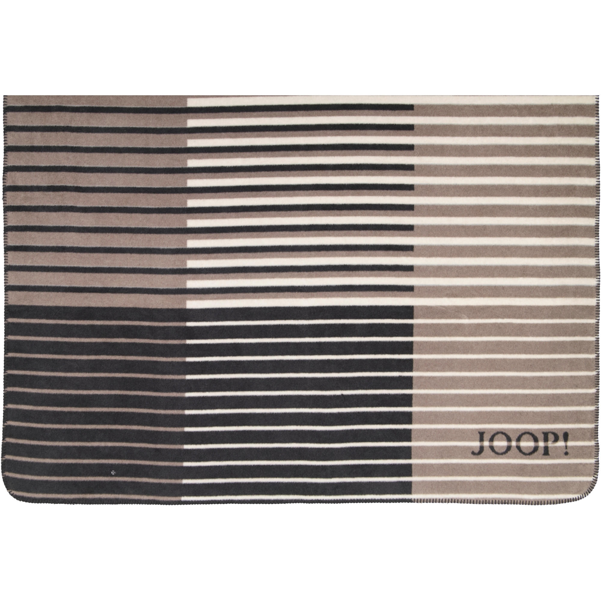 WOHNDECKEN DIVIDED STEIN - Braun, Textil (150/200cm) - Joop!