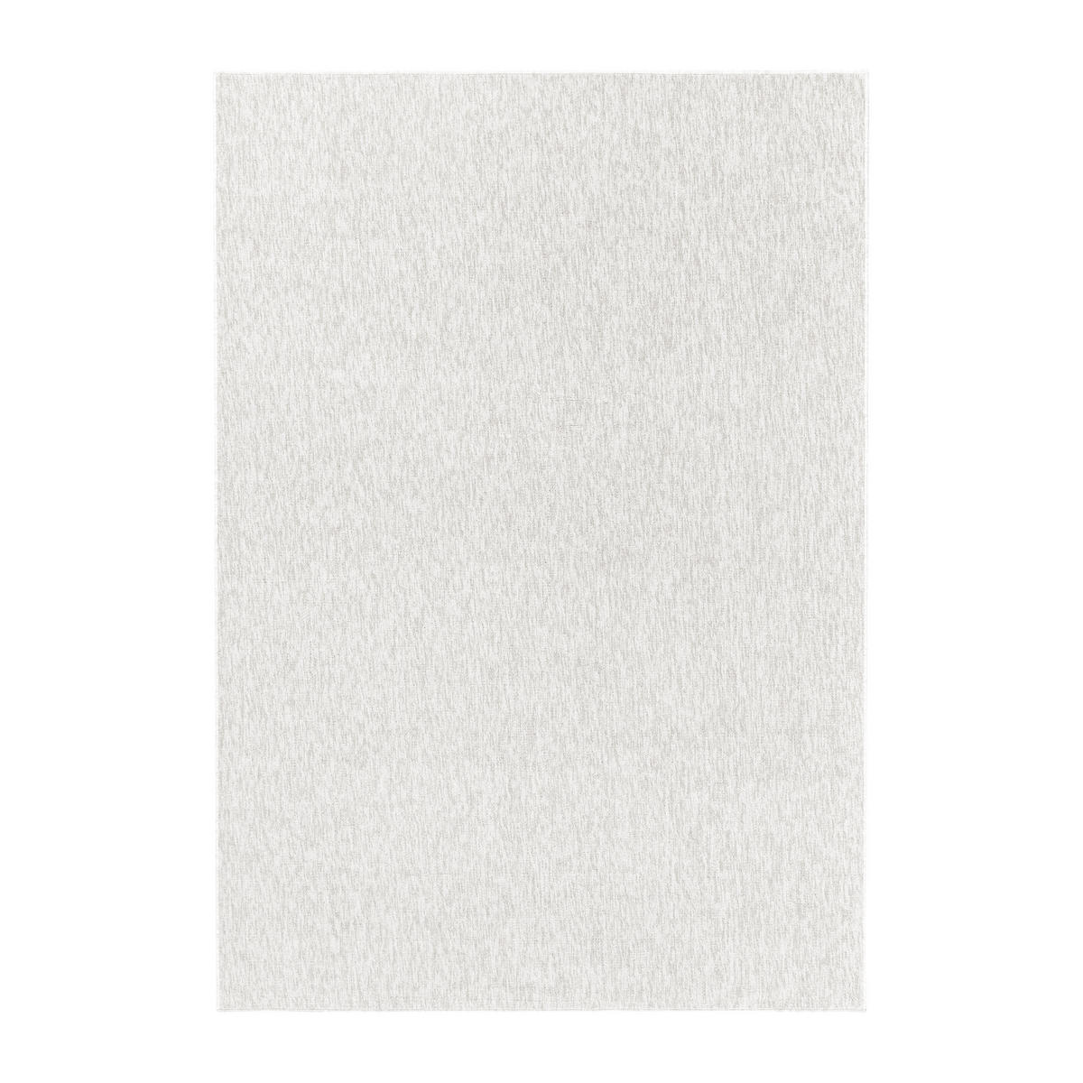 TEPPICH Kurzflor Unifarben Polypropylen saugroboter Wohnzimmer Creme Rechteckig 120x170 - Creme, Textil (120/170cm) - KADIMA DESIGN