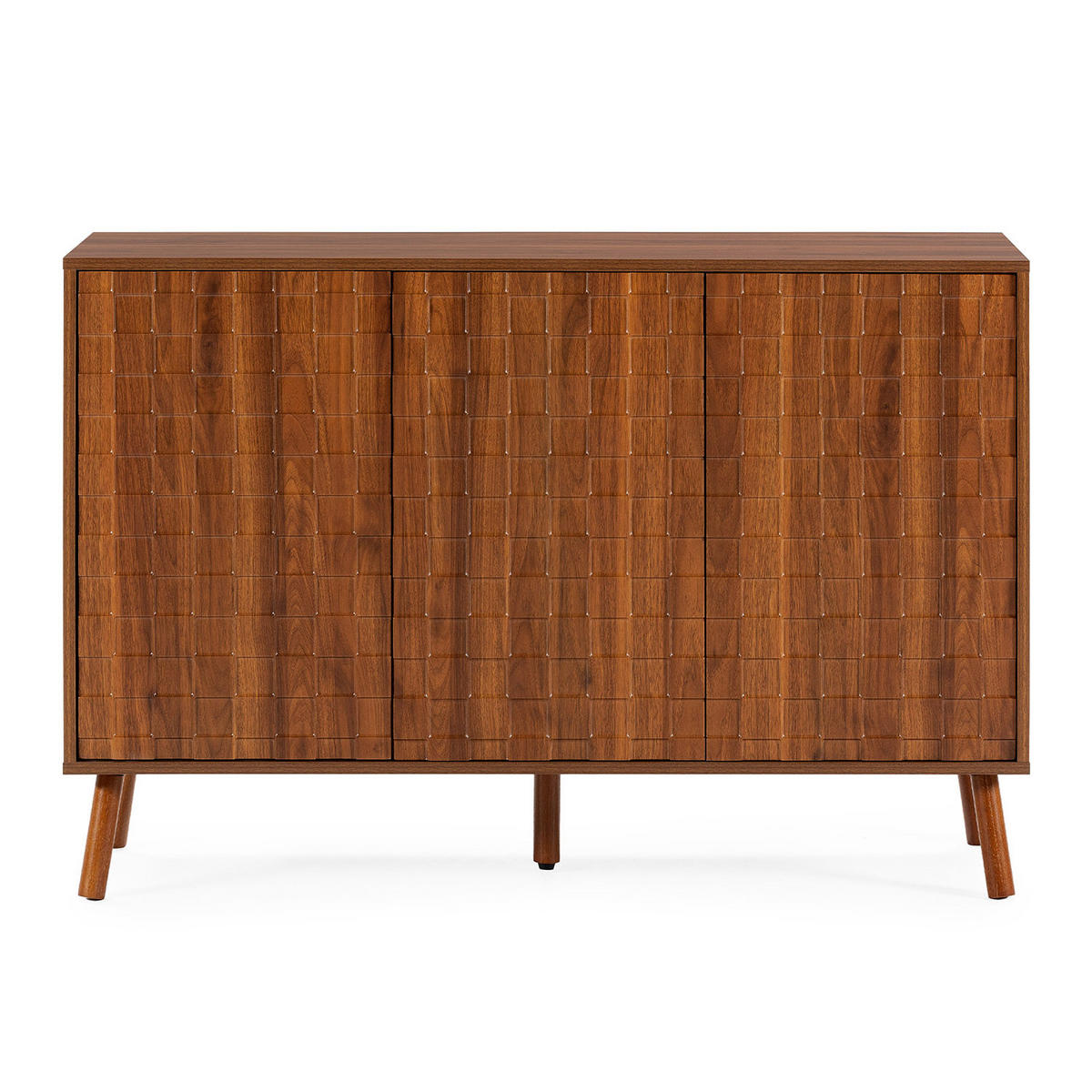 SIDEBOARD Canadá 3 türen Walnuss-Optik - Walnussfarben, Holzwerkstoff (120/80/40cm) - VS Venta-stock