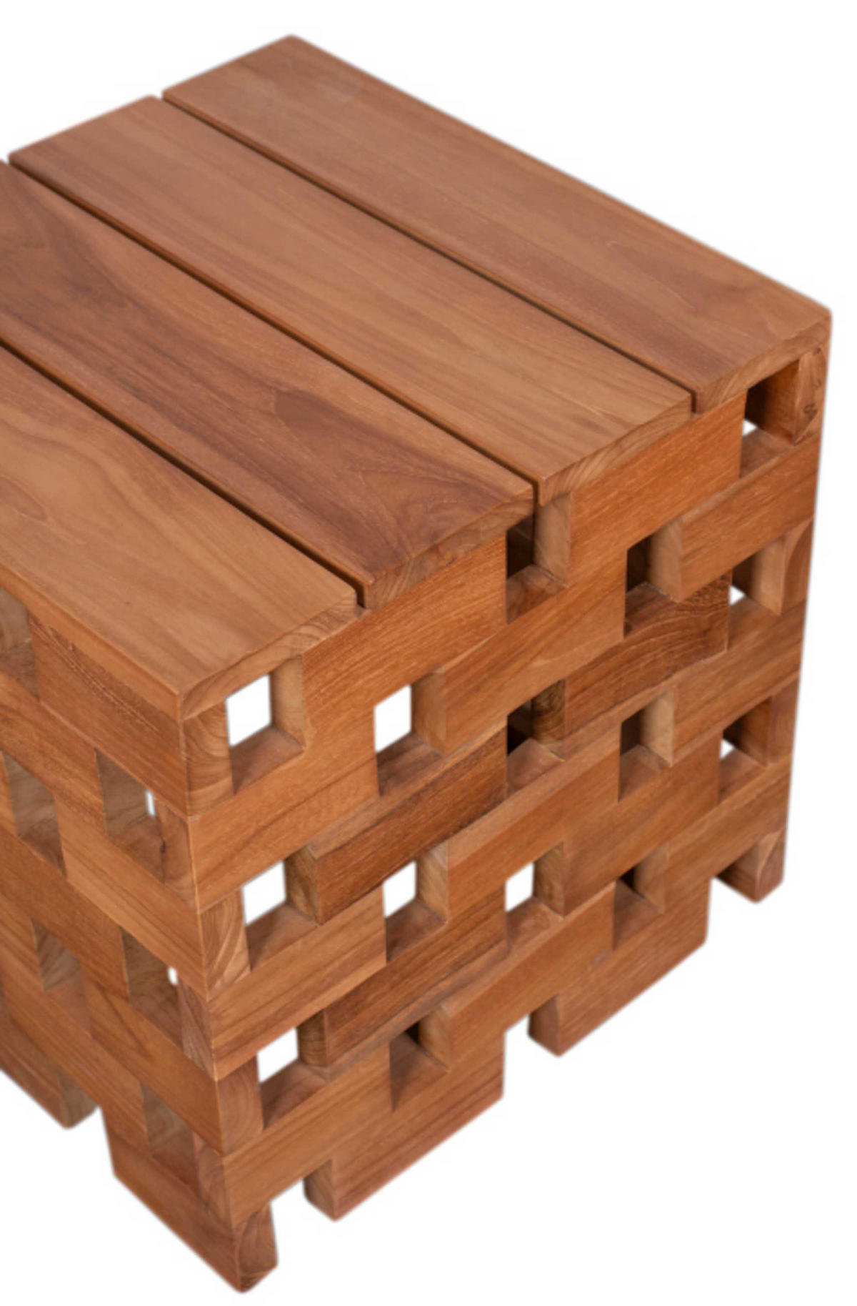 BEISTELLTISCH Dunham - Naturfarben, Holz (52/52/52cm) - Mr. Deko