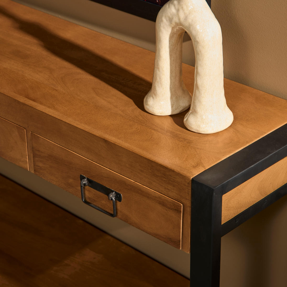 BEISTELLTISCH Boaz Braun 35/150/76 cm - Braun, Holz (35/150/76cm) - Starfurn