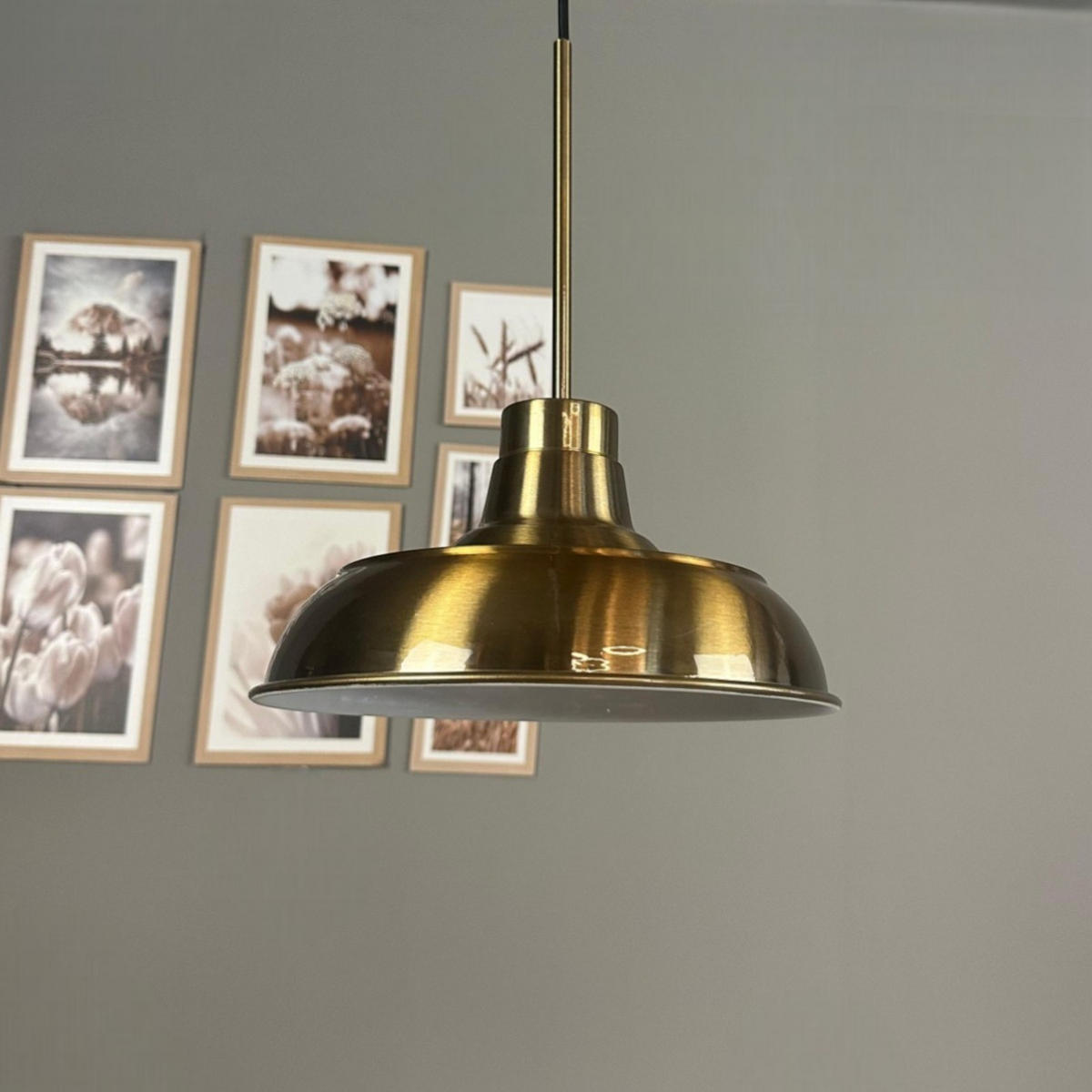PENDELLEUCHTE IEVeluna - Messingfarben, Metall (26/26/25cm) - Bamyum