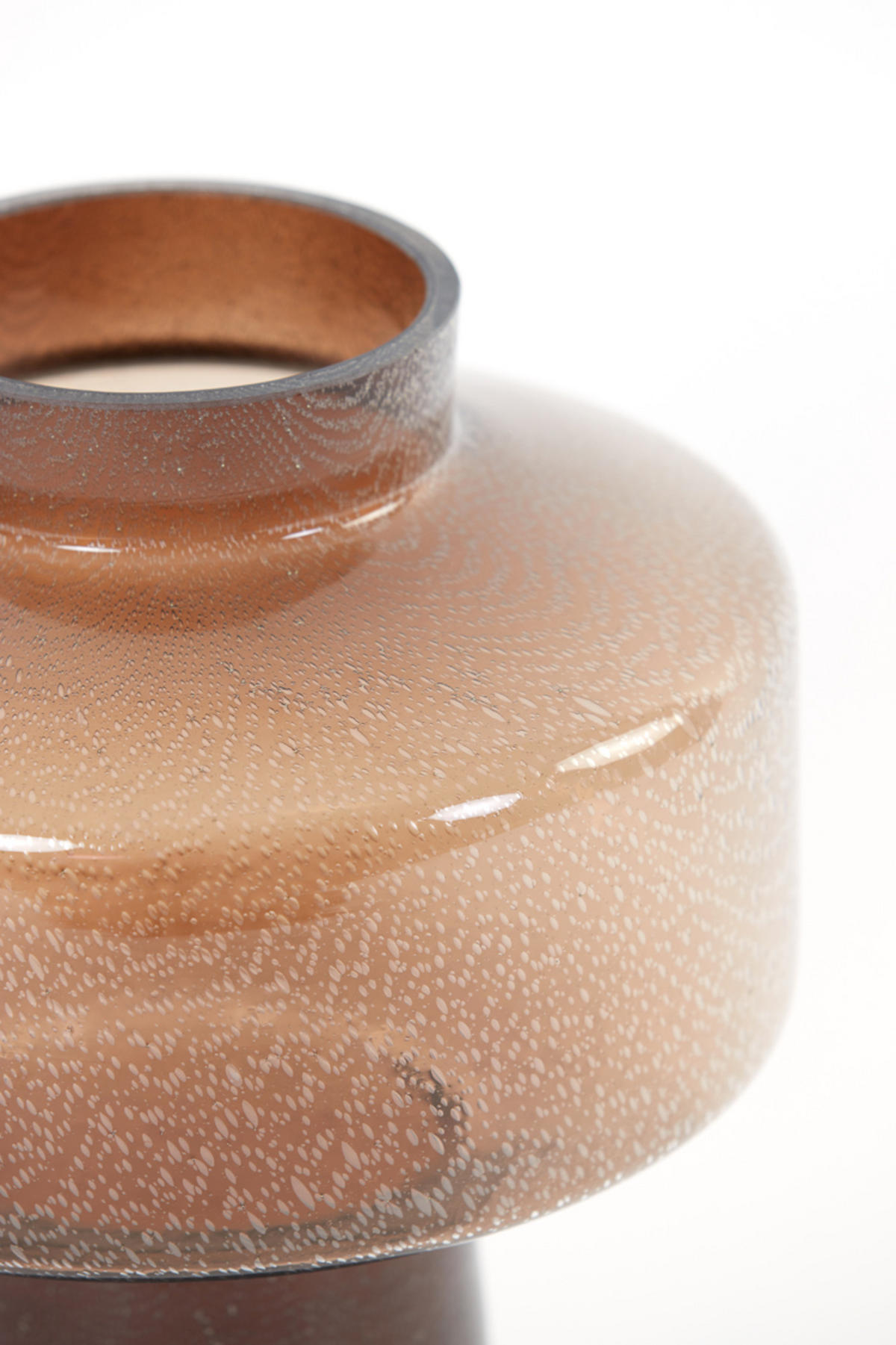 VASE Trasmon Braun Ø23,5/29,5 cm - Braun, Glas (23.5/29.5cm) - Light & Living