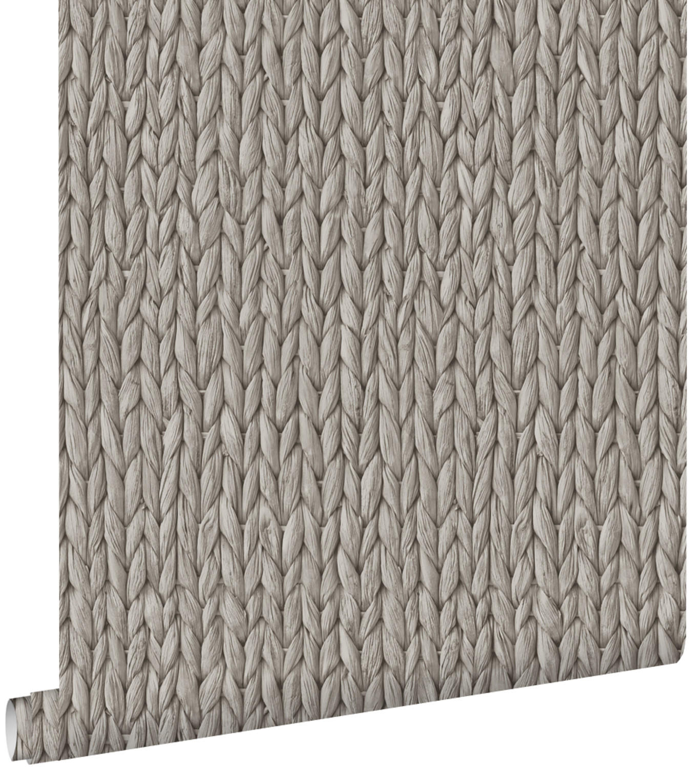 TAPETE Schilfmuster 53 cm x 10.05 m - Braun, Papier (53/1000cm) - ESTAhome